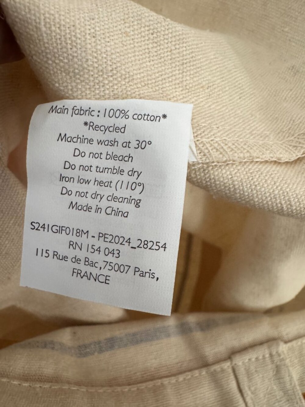 Italy We Have You Covered Sezane Cloth Tote Bag - NWOT - Picture 10 of 11